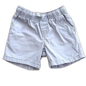Cat & Jack Baby Boys Gray Shorts 4 Pockets Elastic Waist Drawstring Size 18m